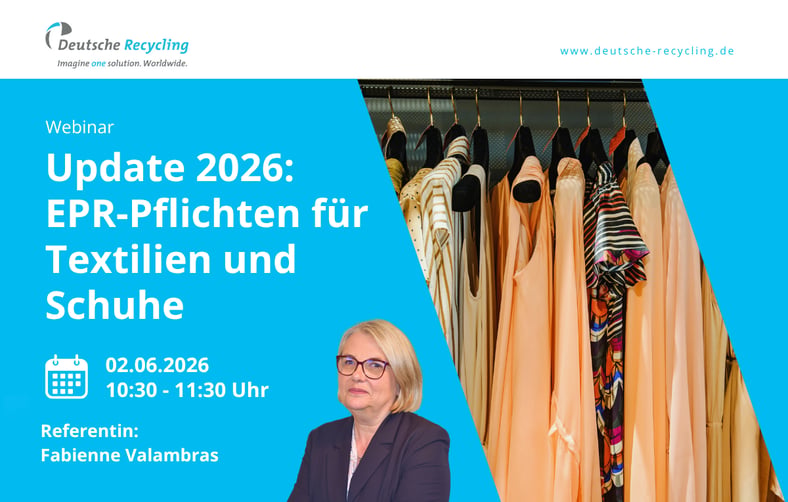 Webinar |&nbsp;Update 2026: EPR-Pflichten für Textilien und Schuhe