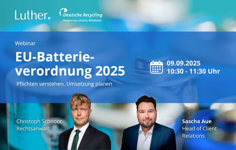 Partner-Webinar Aufzeichnung | EU-Batterieverordnung 2025
