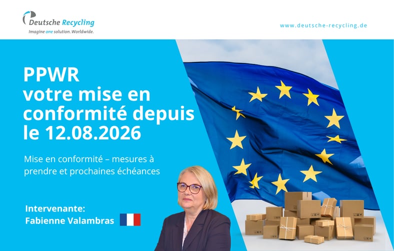 Webinar | PPWR: Votre mise en conformité depuis le 12.08.2026