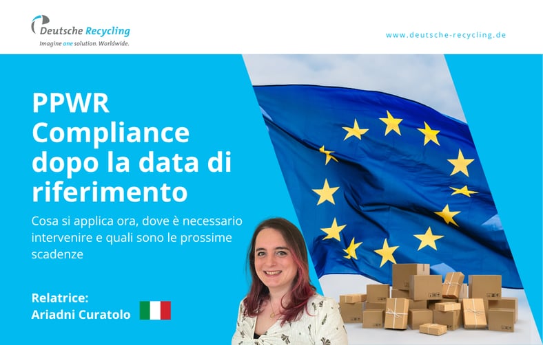 Webinar | PPWR: Compliance dopo la data di riferimento