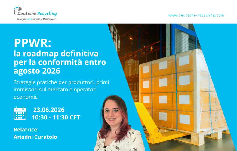 Webinar (IT) | PPWR: La roadmap definitiva per la conformità entro agosto 2026