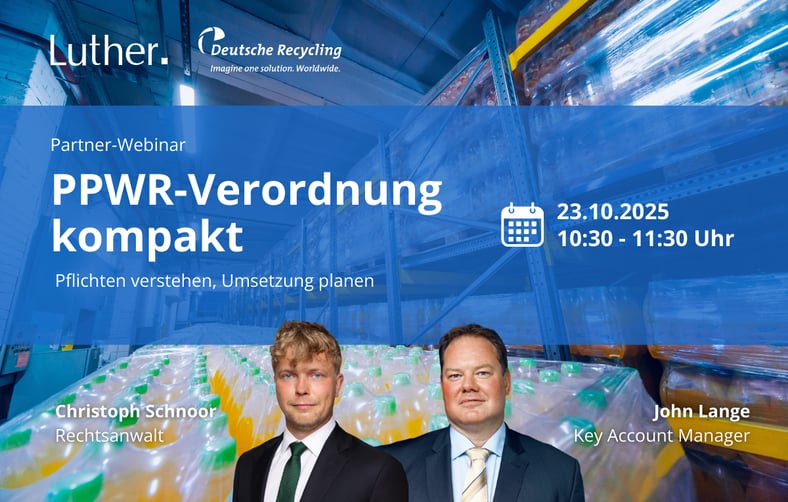 Webinar | PPWR-Verordnung kompakt