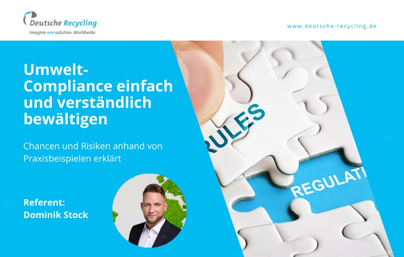 Webinar - Aufzeichnung | Umwelt-Compliance einfach und verständlich bewältigen